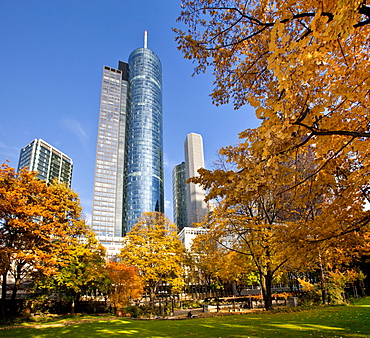 HeLaBa Hessische Landesbank, autumn, Frankfurt am Main, Hesse, Germany, Europe