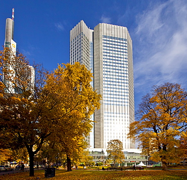 ECB, European Central Bank, autumn, Frankfurt am Main, Hesse, Germany, Europe