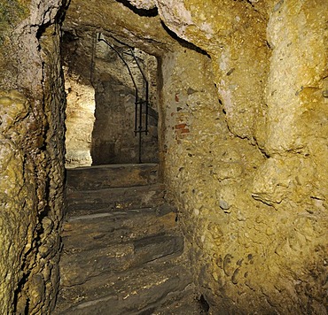 Celtic Hypogeum, also known as Roman jail or Lombard prison, Cividale, Friuli, Italy, Europe