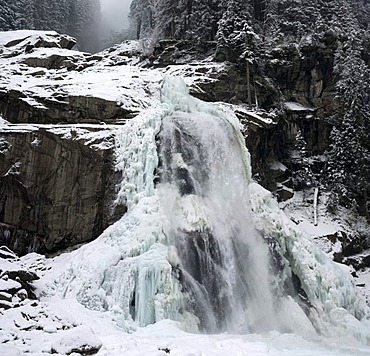 Krimml waterfall, Nationalpark Hohe Tauern national park, Austria, Europe