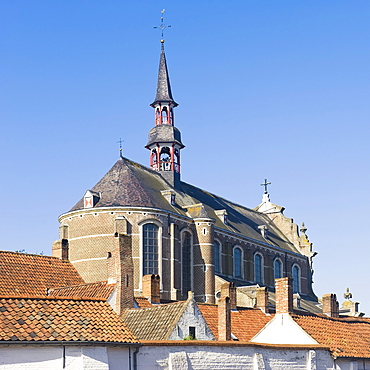 Church, Hoogstraten Beguinage, Unesco World Heritage Site, Belgium, Europe