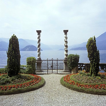 Park Villa Monastero, Varenna on the Lake Como, province of Como, Lombardy, Italy, Europe