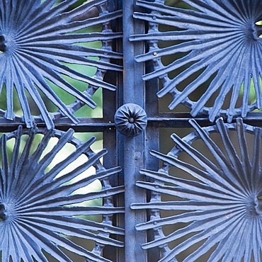 Ironwork, Casa Vicens, Unesco World Heritage Site, Antonio Gaudi architect, Gracia District, Barcelona, Catalonia, Spain