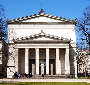 Elisabethkirche church, designed by Karl Friedrich Schinkel in Berlin Mitte, Germany, Europe