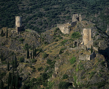 Ruins of Lastours, Languedoc-Roussillon, France