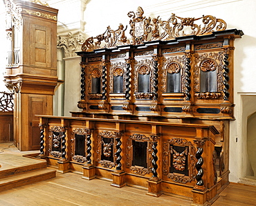 Choir stalls, Mariazell Cloister, Klein-Mariazell, Triestingtal (Triesting Valley), Lower Austria, Austria, Europe