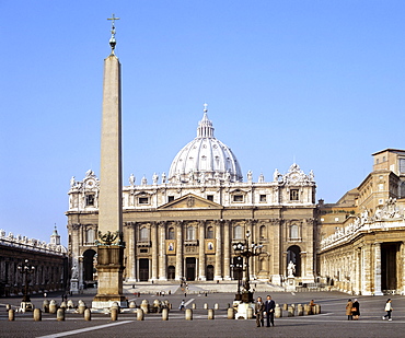 St. Peter's Basilica, main facade, Vatican City, Rome, Italy