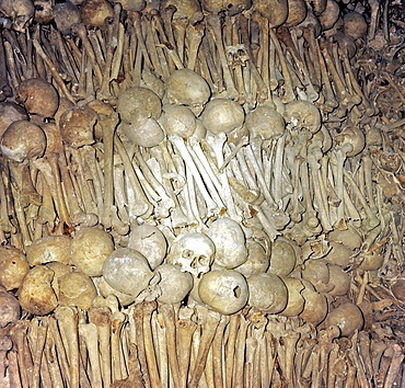 Ossuary or charnel house, St. Michael's Church, Schwaebisch Hall, Baden-Wuerttemberg, Germany