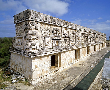 Cuadrangular de las Monjas, square of the nuns, Palacio del Nunnery Palace, Uxmal, Yucatan, Mexico, Central America