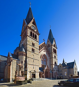 St. Peter's Cathedral, Heppenheim, Hesse, Germany, Europe