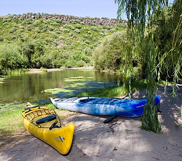 The see beside the Su Gologone Well, near Oliena, Sardinia, Italy