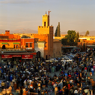 Djemaa El Fna, Marrakesch, Morocco, Africa