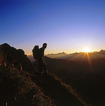 Sunrise, Tuxer Alps, Austria