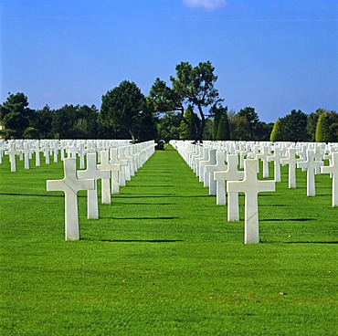 American Military Cemetery, Coleville sur Mer, Normandy, France, Europe