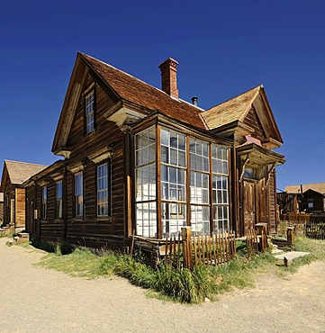 Residence of James Stuart Cain, a wealthy citizen from the ghost town of Bodie, a former gold mining town, Bodie State Historic Park, California, United States of America, USA