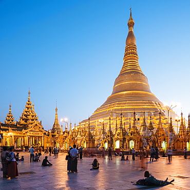 Shwedagon Pagoda, Yangon (Rangoon), Myanmar (Burma), Asia