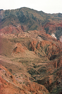 Village and salt mines at Khewra, Baluchistan, Pakistan, Asia