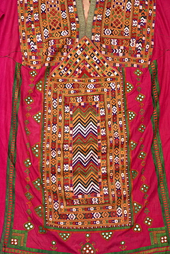 Embroidered kurta from Baluchistan, Pakistan, Asia