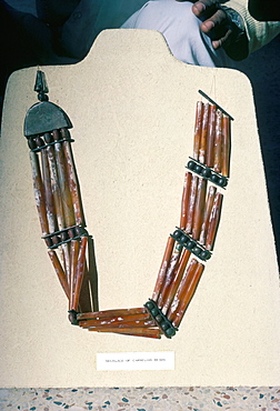 Necklace of carnelian beads, Mohenjodaro, Pakistan, Asia