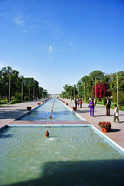 Shalimar (Shalamar) Gardens, UNESCO World Heritage Site, Lahore, Punjab, Pakistan, Asia 