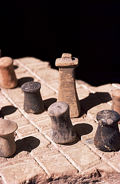 Board game, Harappa Museum, Pakistan, Asia