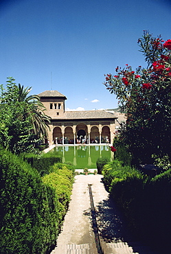 The Partal, Alhambra palace, UNESCO World Heritage Site, Granada, Andalucia, Spain, Europe