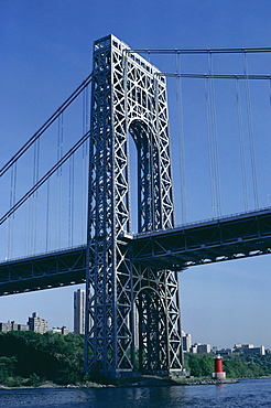 George Washington Bridge, New York, United States of America (U.S.A.), North America