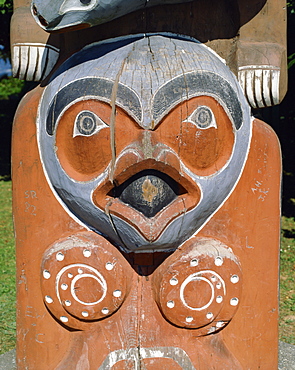 Totems, Stanley Park, Vancouver, British Columbia, Canada, North America