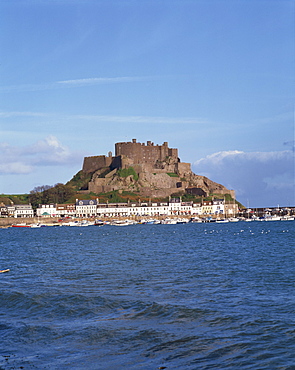 Mont Orgueil, Gorey, Jersey, Channel Islands, United Kingdom, Europe