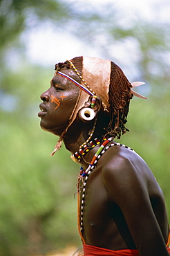 Samburu man, Kenya, East Africa, Africa