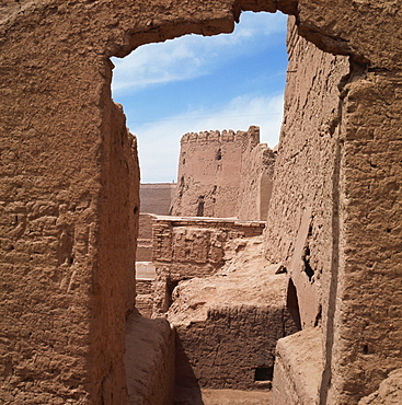 Ancient walls of Yazd, Iran, Middle East