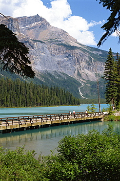 Emerald Lake, Yoho National Park, UNESCO World Heritage Site, Rocky Mountains, British Columbia, Canada, North America