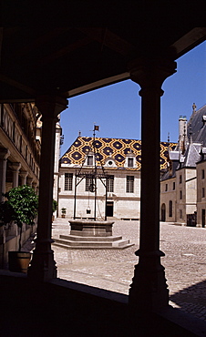 Hotel Dieu (Hospital of God), Beaune, Burgundy, France, Europe