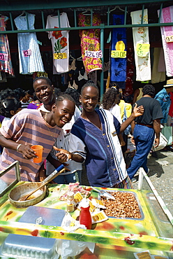 Market town of Chaguanas, Trinidad, West Indies, Caribbean, Central America