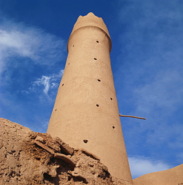 Very old minaret near Yazd, Iran, Middle East