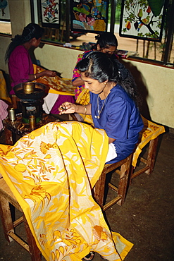 Batik making, Sri Lanka, Asia