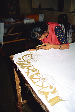 Batik making, Sri Lanka, Asia