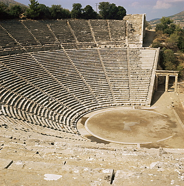 The theatre, Epidauros, UNESCO World Heritage Site, Greece, Europe