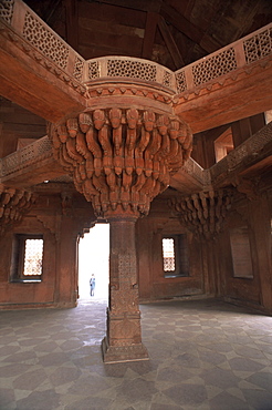 Fatehpur Sikri, built by Akbar in 1570 as his administrative capital, UNESCO World Heritage Site, Uttar Pradesh state, India, Asia