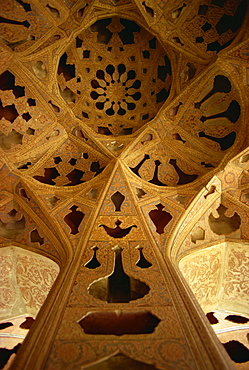 Interior of Ali Qapu Palace, Isfahan, Iran, Middle East