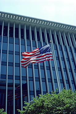 American flag, Washington D.C., United States of America, North America