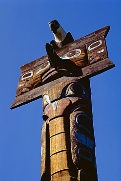 Totems, Thunderbird Park, Victoria, British Columbia, Canada, North America