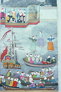 Book of the procession in honour of circumcision of Prince Mehmed, Topkapi Palace Library, Istanbul, Turkey, Europe, Eurasia