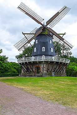 Traditional Swedish windmill, Malmo, Sweden, Scandinavia, Europe