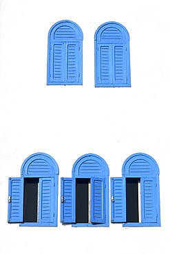 Blue shutters, Essaouira, Morocco