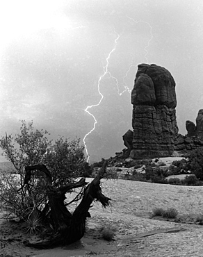 Lightning; Arches National Park; Utah