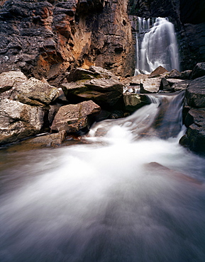 Waterfalls; Beartooth Falls; Beartooth Mountains;  Wyoming