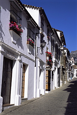 Street scene, Grazalema, Andalucia, Spain, Europe