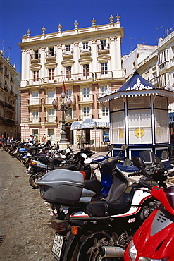 Vespas, Cadiz, Andalucia, Spain, Europe