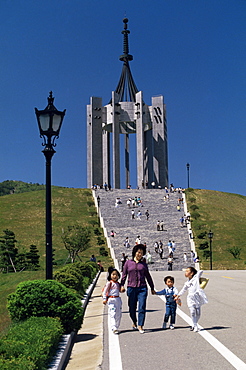 Patriots' monument, Pusan, South Korea, Korea, Asia